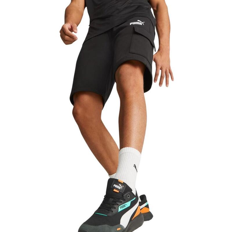 Short À Poches ESSENTIALS Homme (Noir)