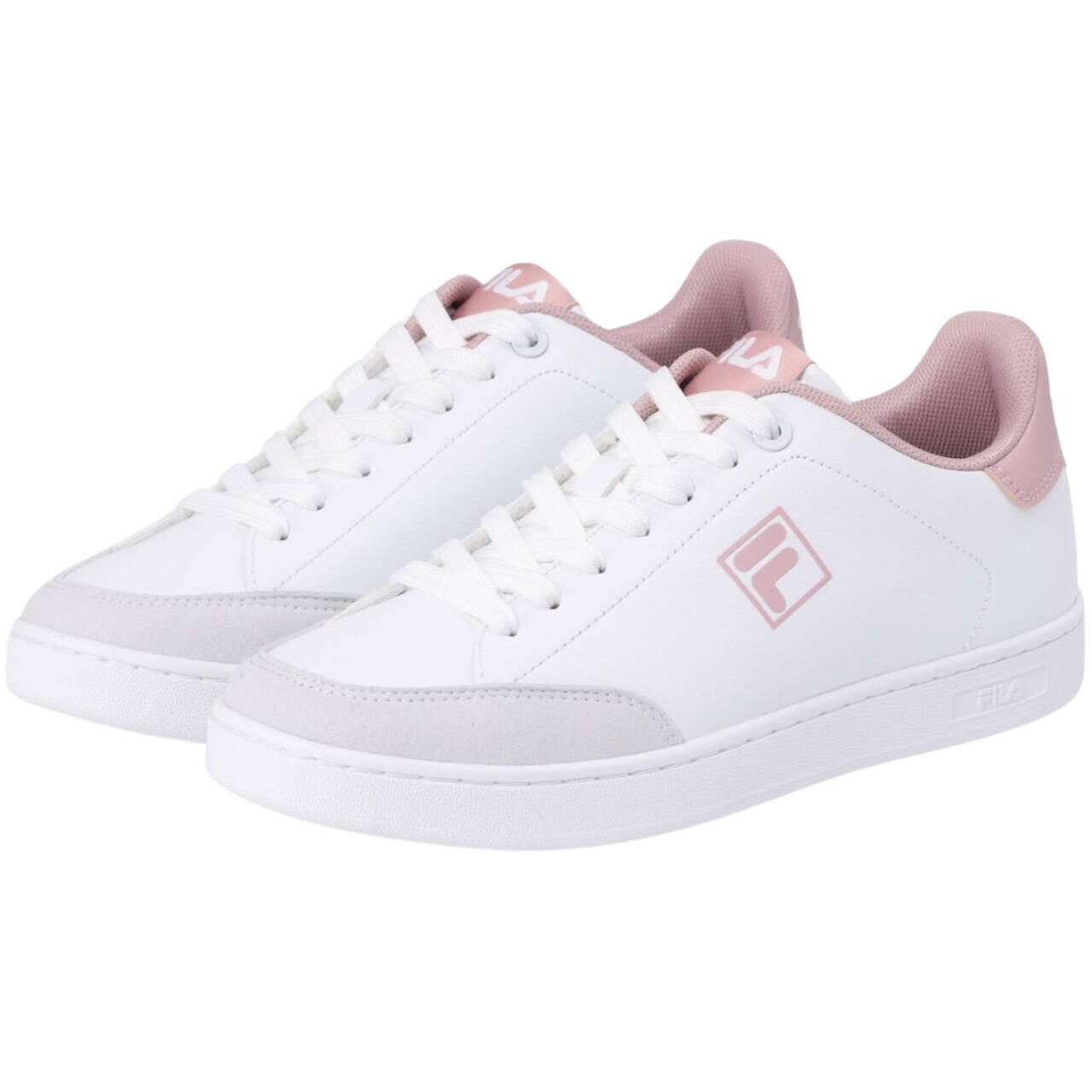 Fila - Chaussures Courtbay Femme (blanc / Rose) - Chaussures De Sport - Blanc|rose - 37 - Decathlon