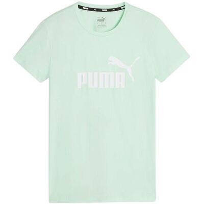 Maglietta Logo Donna Puma Essential Verde