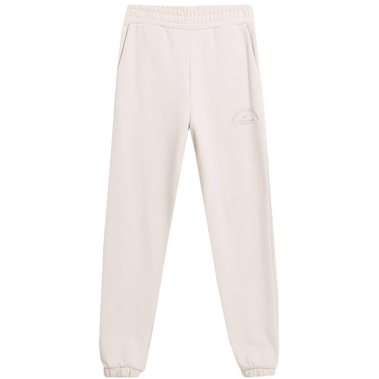 4f - Pantalon De Jogging Cas F472 Femme (beige) - Pantalons - Beige - 40 M - Decathlon