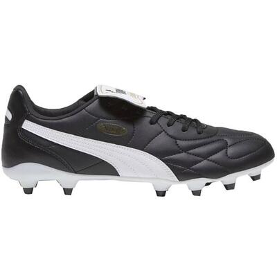 Heren king top fg/ag leren voetbalschoenen (zwart)