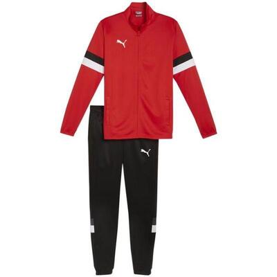 Heren team rise trainingspak (zwart. rood)