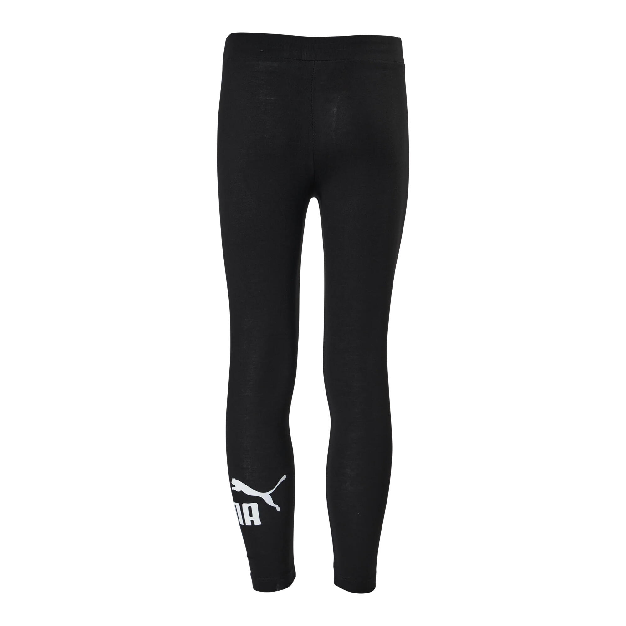 Meisjes Legging Essentieel Logo (Zwart) 2/3