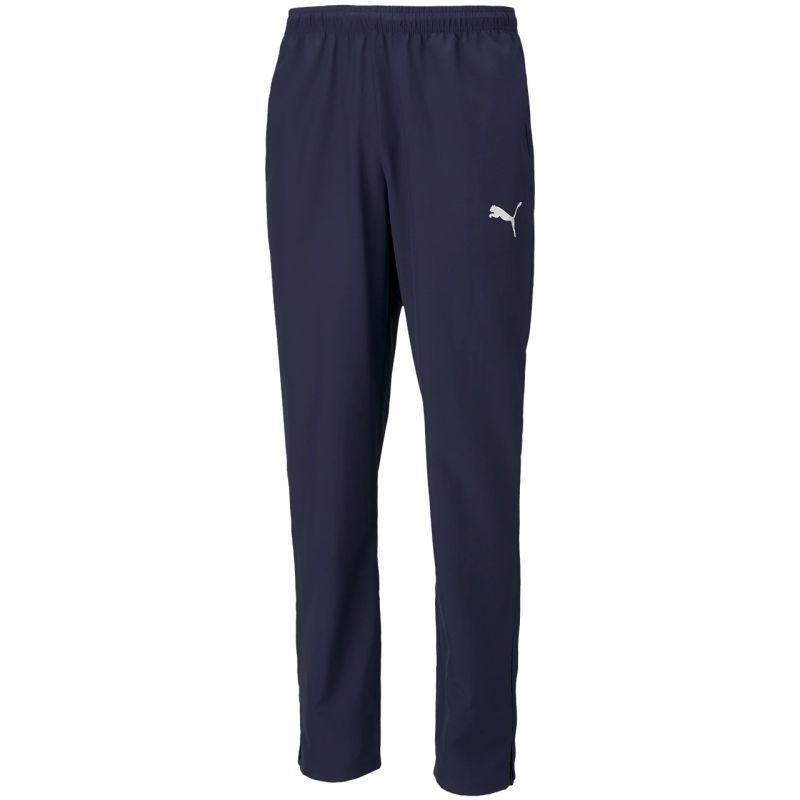 PUMA Heren TeamRISE Zijlijn Joggingbroek (Marineblauw)