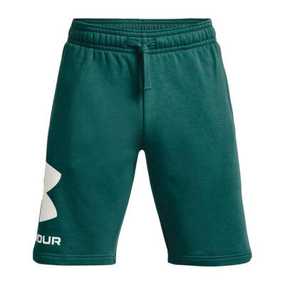 Heren rival fleece logo shorts (groen)