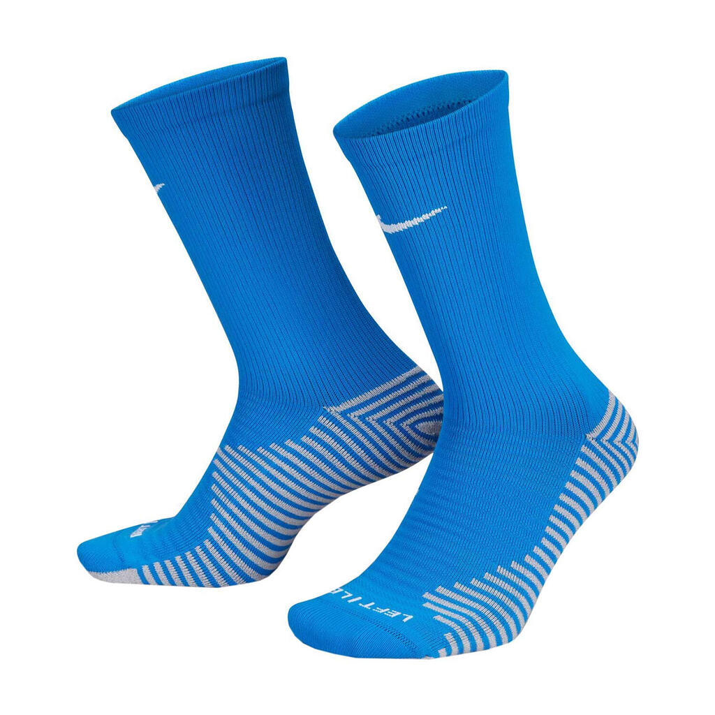 Unisex Adult Strike Football Crew Socks (Blue)