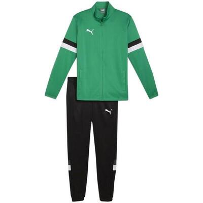 Heren team rise trainingspak (zwart. groen)