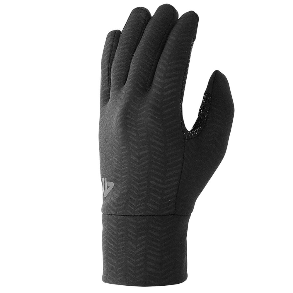 4F Volwassen unisex AW23AGLOU043 Winterhandschoenen (Diep zwart)