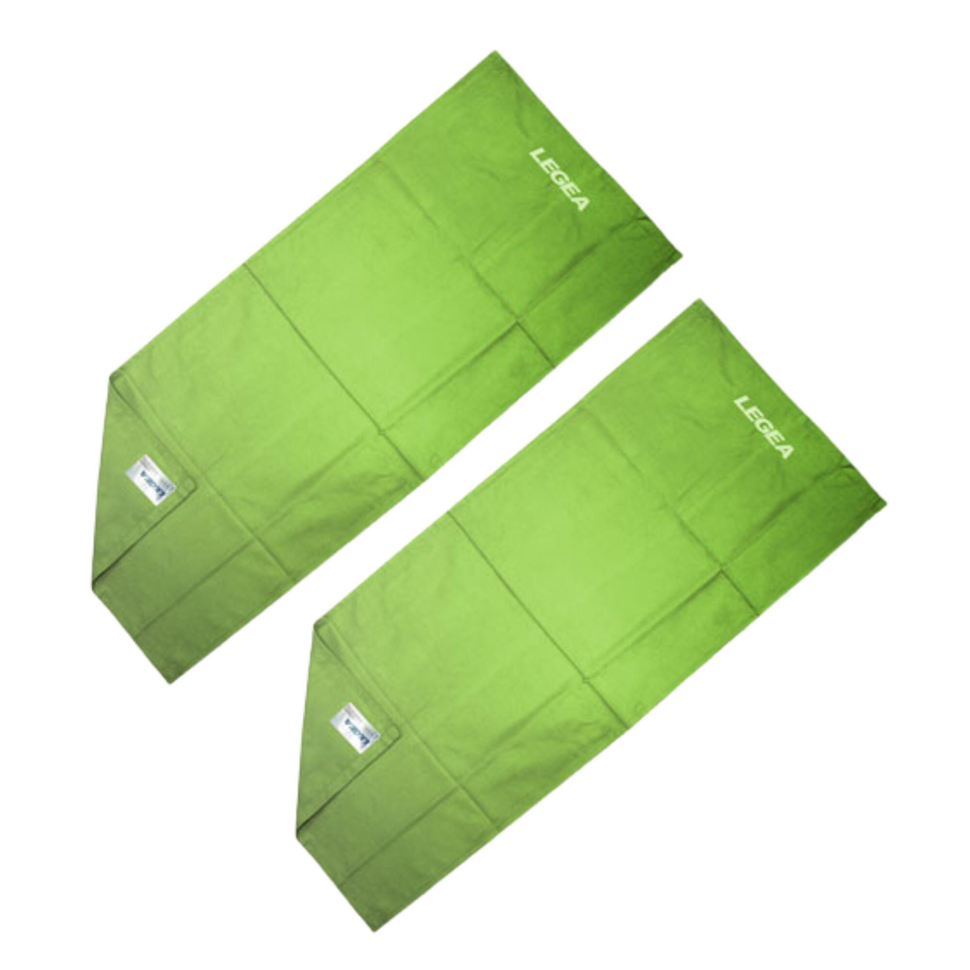 Legea - Set 2 Serviettes Microfibre 100 X 40 Cm - Serviette - Vert - 100 - Decathlon