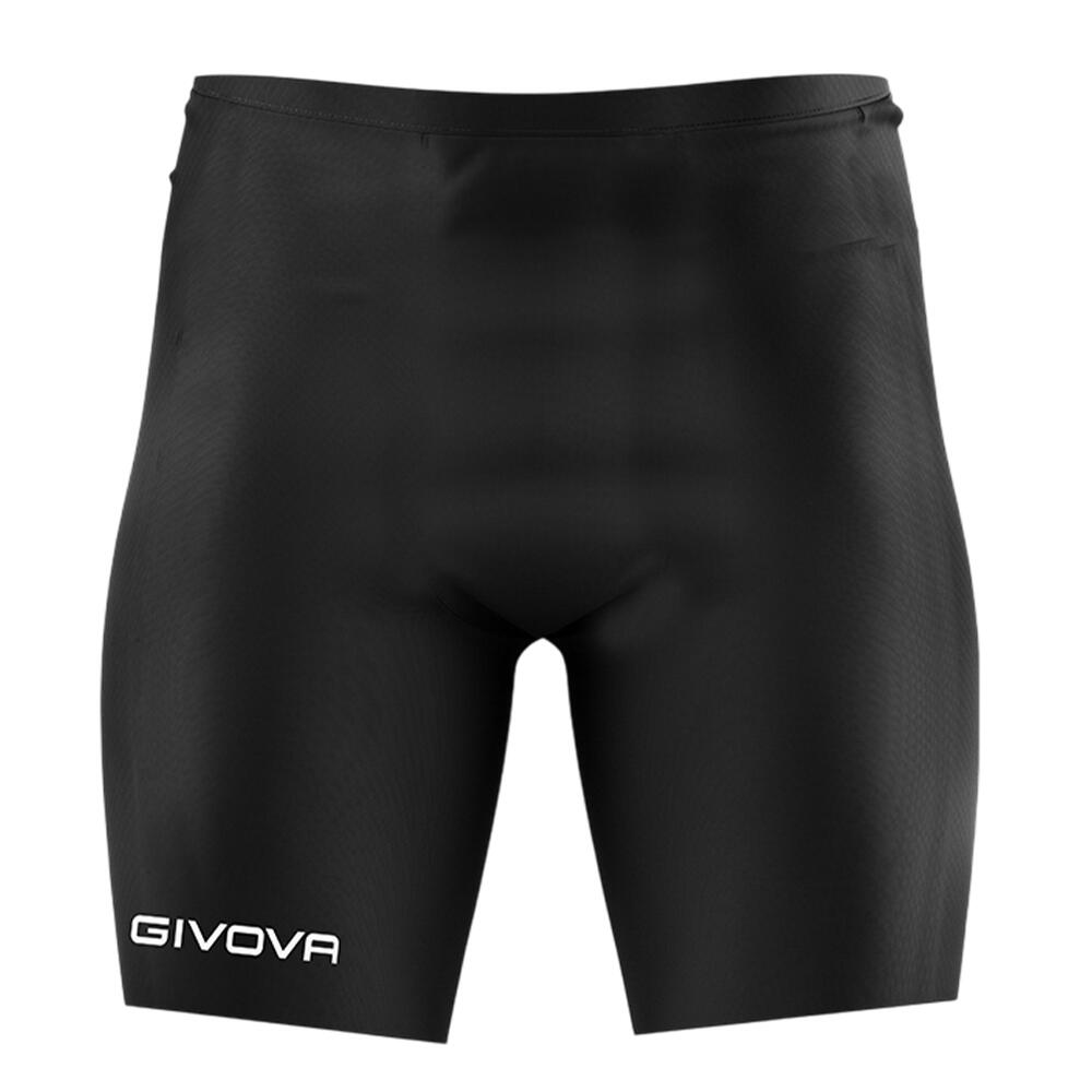 GIVOVA Pantaloncini Da Ciclista Logo Uomo Givova Nero