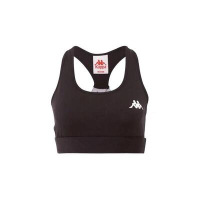 Reggiseno Sportivo Donna Kappa Ebba Nero