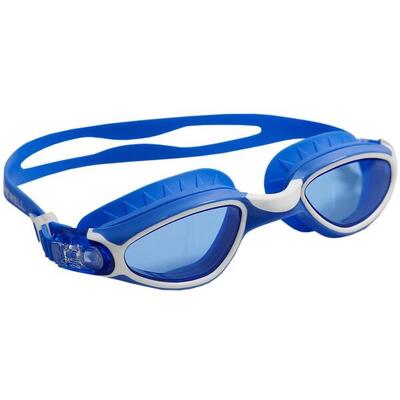 Unisex zwembril voor volwassenen (blauw/wit)