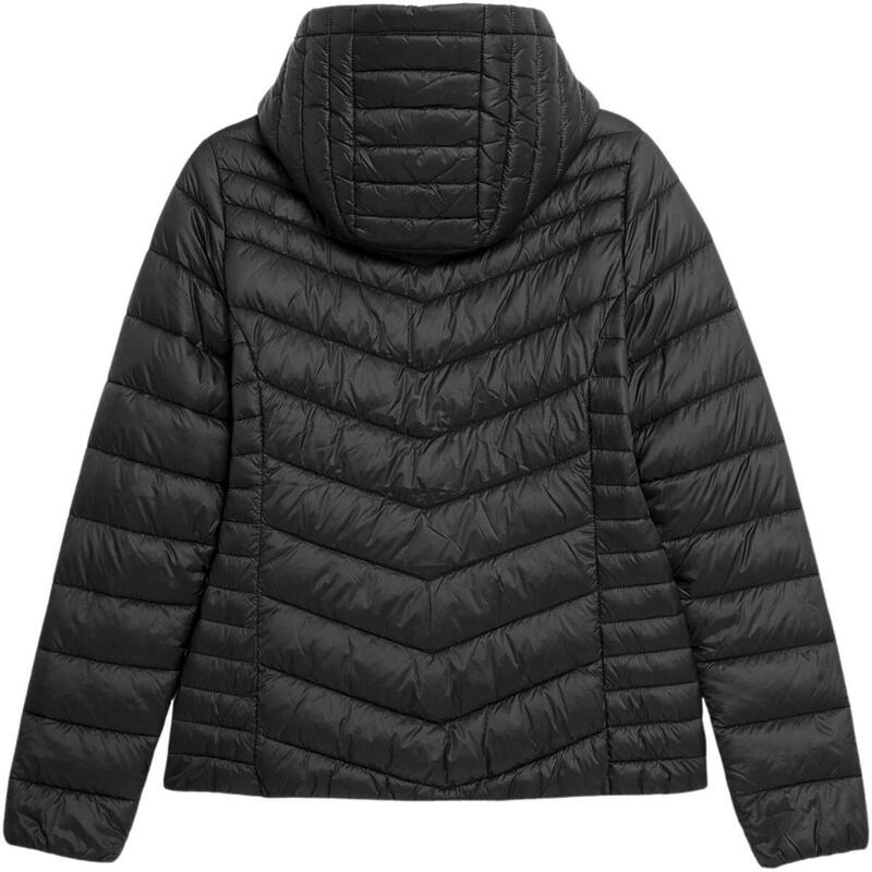 Dames F0955 Gewatteerde Jas (Zwart)