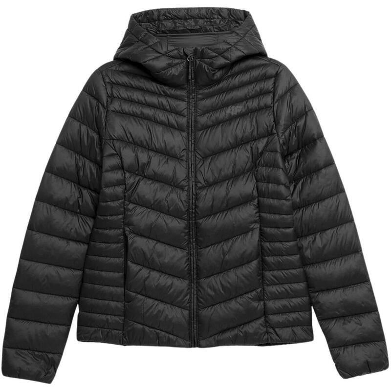 Dames F0955 Gewatteerde Jas (Zwart)