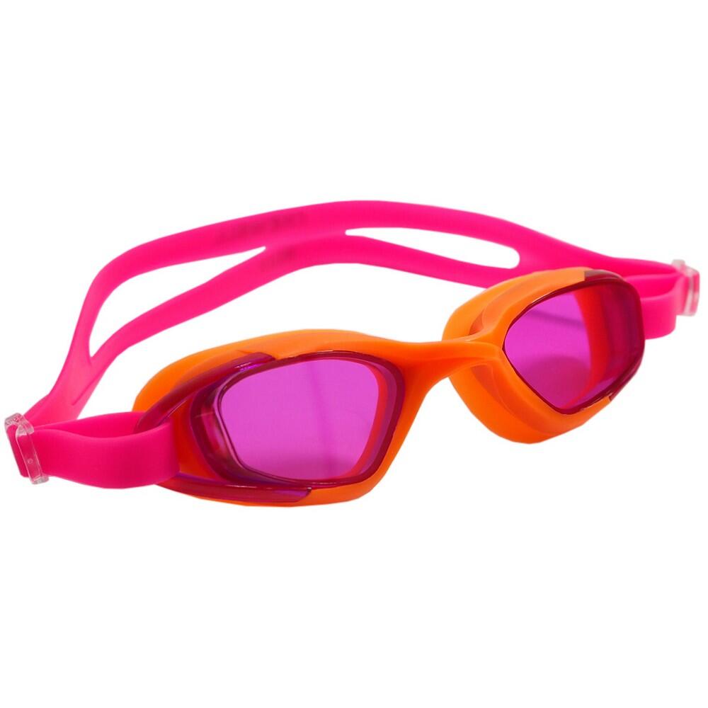 Crowell - Lunettes De Natation Gs3 Reef Adulte (rose / Orange) - Lunettes De Natation - Orange|rose - Decathlon