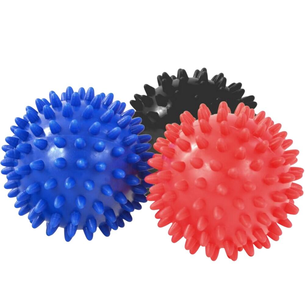 DK2110 Hedgehog Massage Balls (Pack of 3) (Multicoloured) One Size