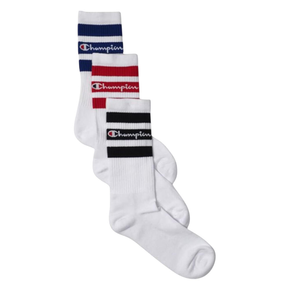 Unisex adult crew socks (pacote de 3) branco