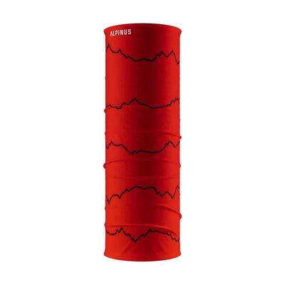 Bandana Linee Ondulate Alpinus Zuzi Rosso