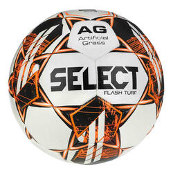 Ballon De Foot FLASH TURF T26 (Blanc / Orange)
