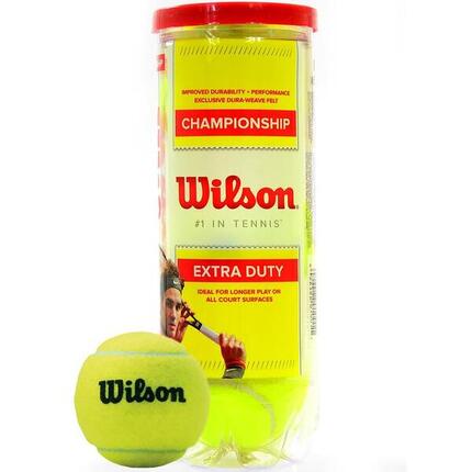 Balles De Tennis CHAMPIONSHIP EXTRA DUTY (Jaune) Taille unique