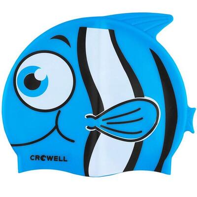 Kinder/kinder nemo siliconen badmuts (blauw)
