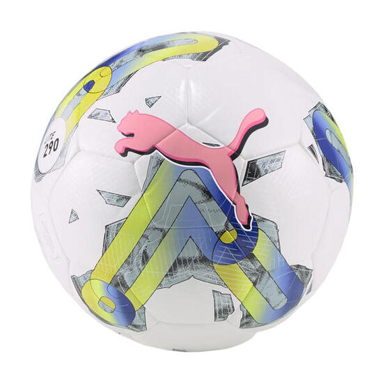 Pallone Puma Orbita 5 Hybrid Lite Bianco Rosa Giallo