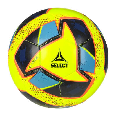 Klassieker t2618521 voetbal (geel/blauw/zwart)