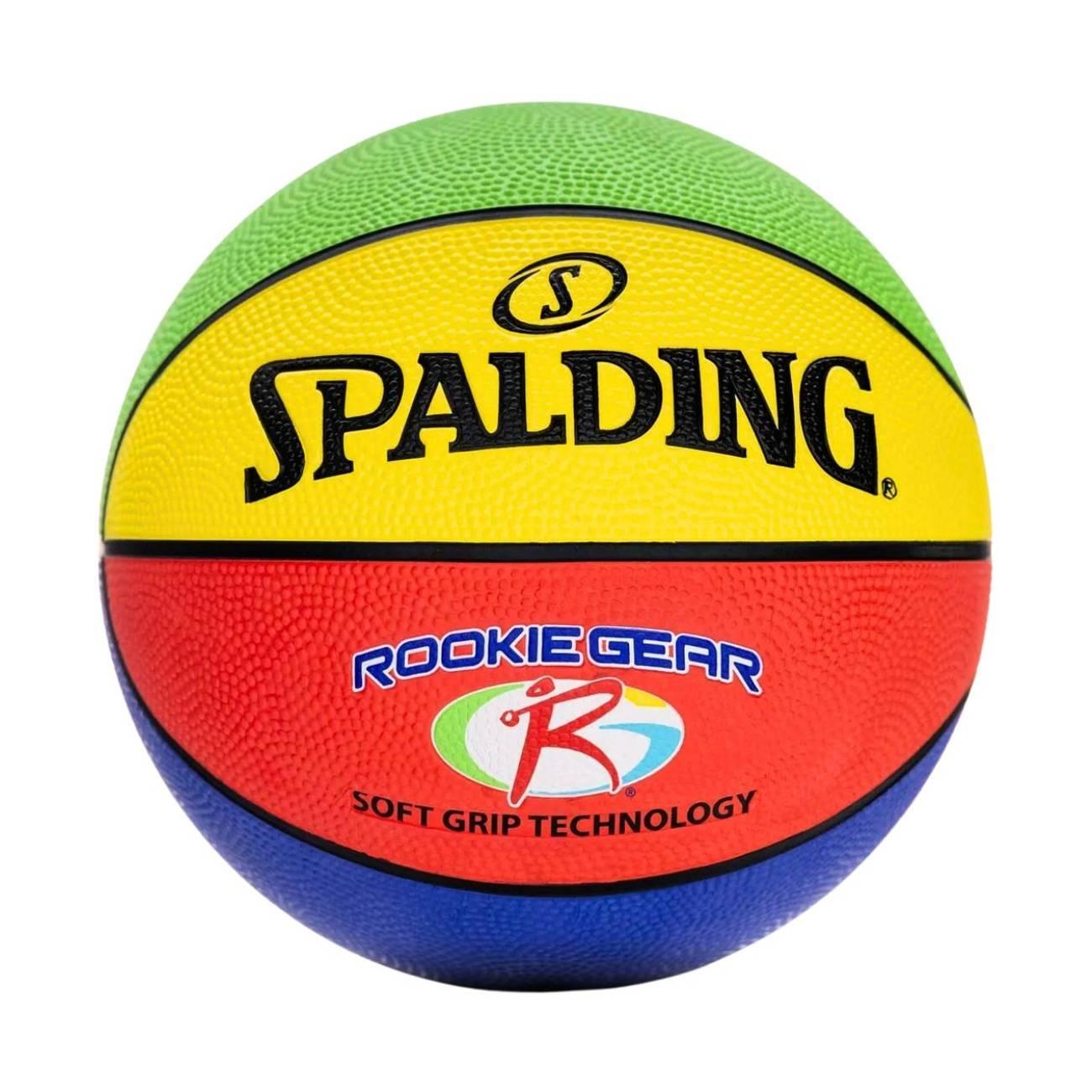 SPALDING Rookie Gear Leren Basketbal (Veelkleurig)