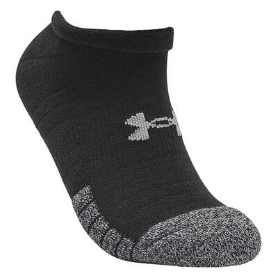 Dames heatgear noshow sokken (set van 3) (zwart)