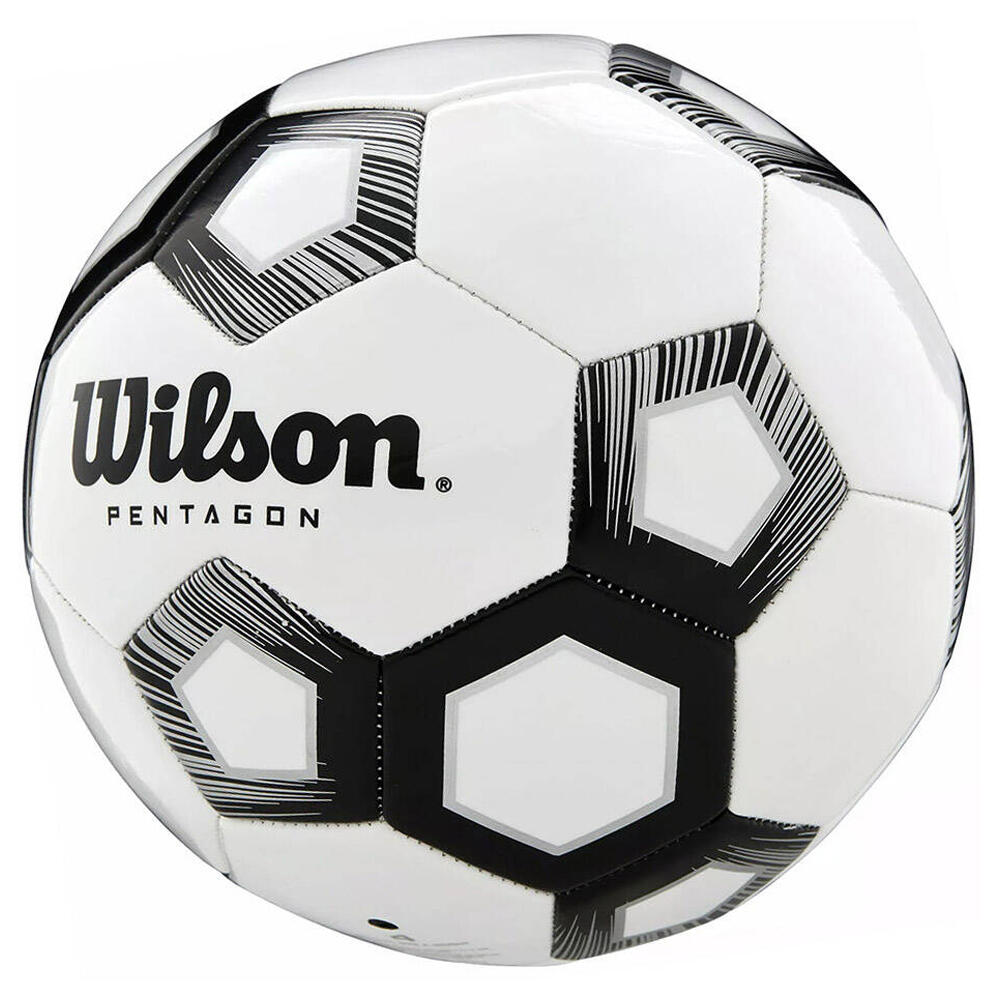 "WTE8527XB" Fußball Fünfeck Damen und Herren Weiß 5 2/2