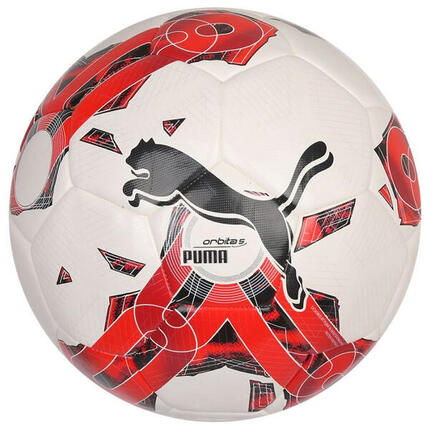 Ballon De Foot ORBITA HYBRID (Blanc / Orange / Noir) Taille 5