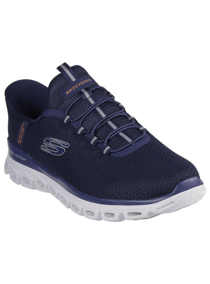 Chaussures pour hommes Skechers Glide Step Marine 3/7