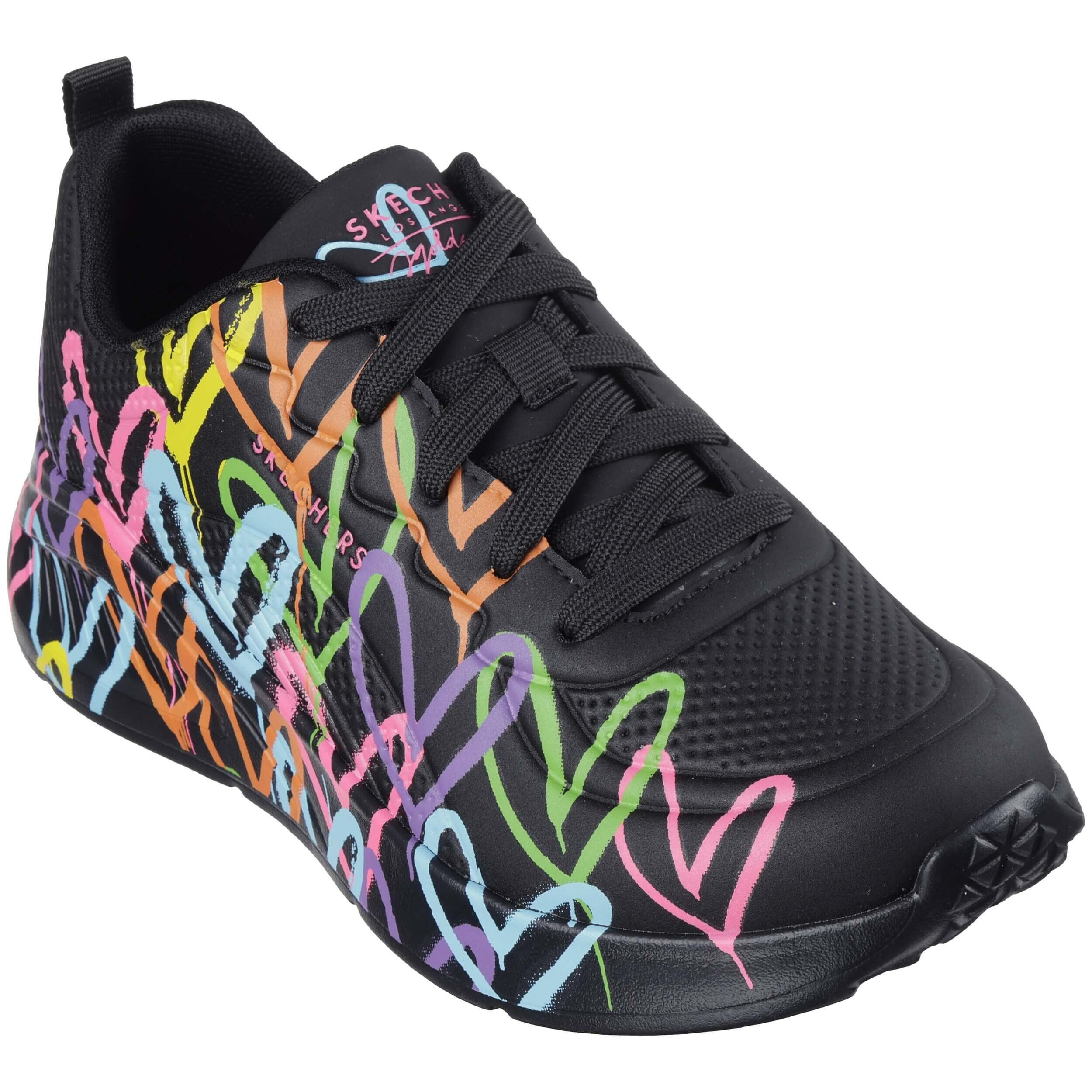 Sapatilhas Skechers modelo 177977-BKMT para mulheres 5/5