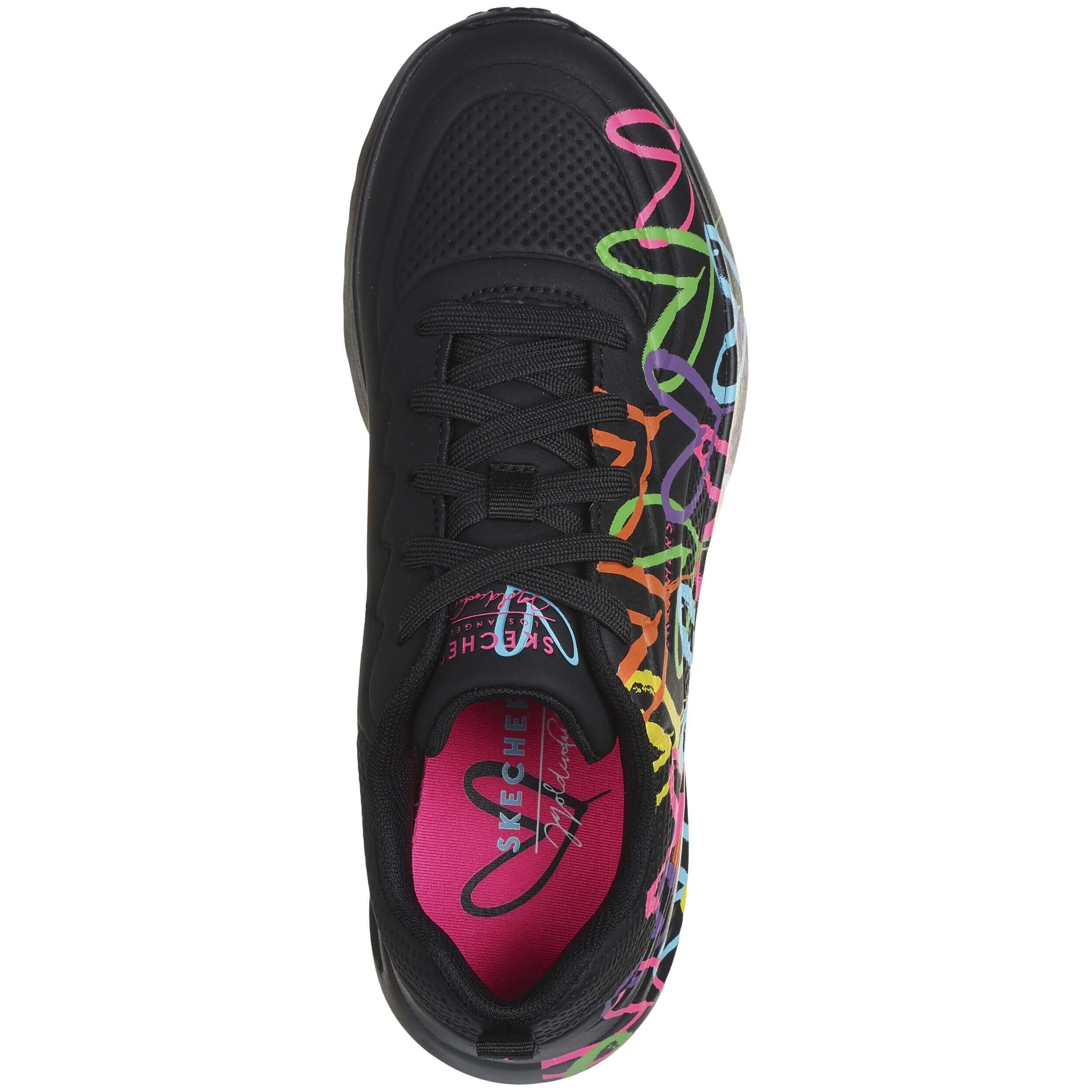 Sapatilhas Skechers modelo 177977-BKMT para mulheres 2/5
