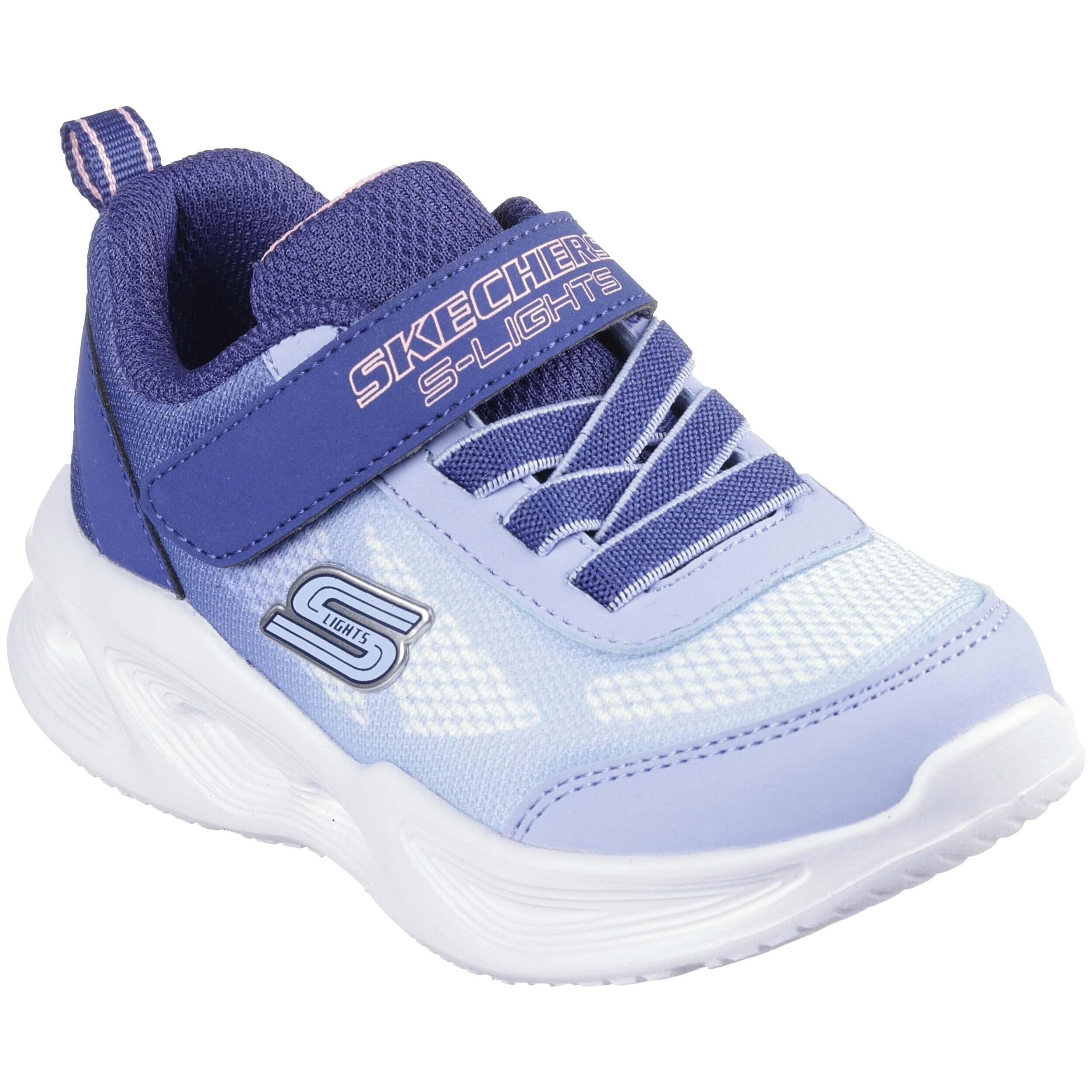 Zapatillas Skechers Niño Sola Glow - Ombre Deluxe Azules 5/5