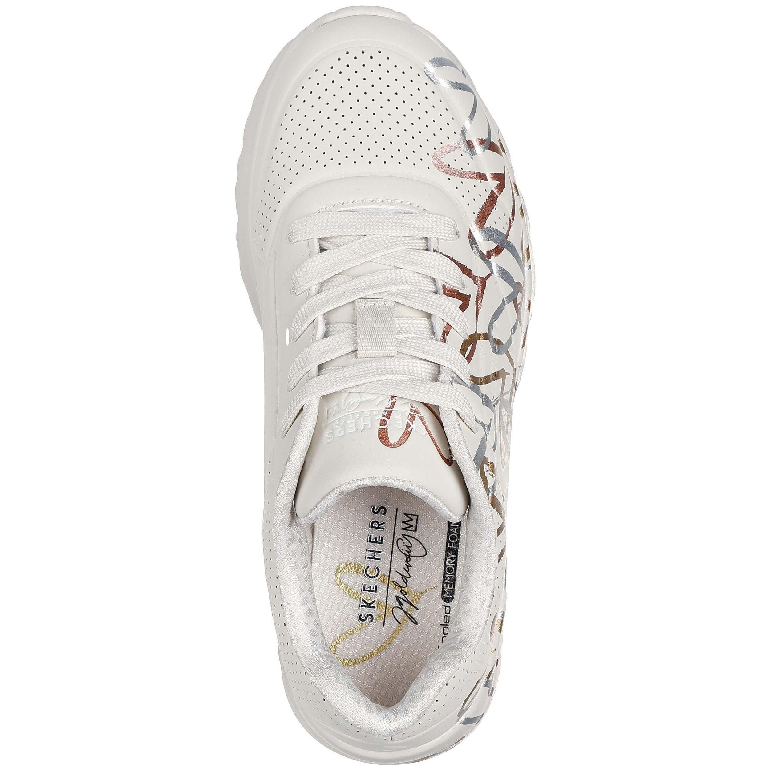 Sapatilhas Skechers modelo 314067LWTGD para garotas 2/5