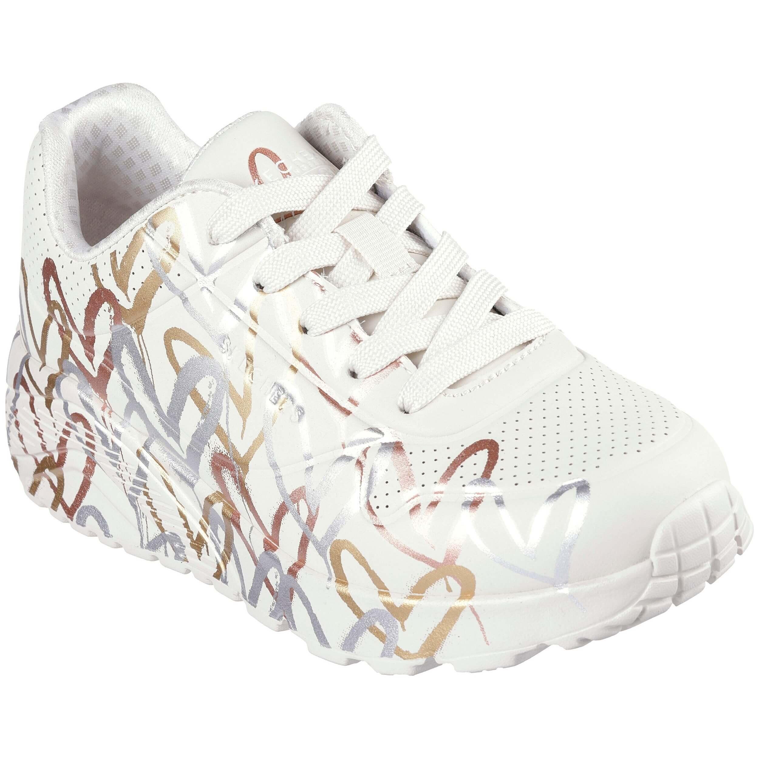 Sapatilhas Skechers modelo 314067LWTGD para garotas 5/5