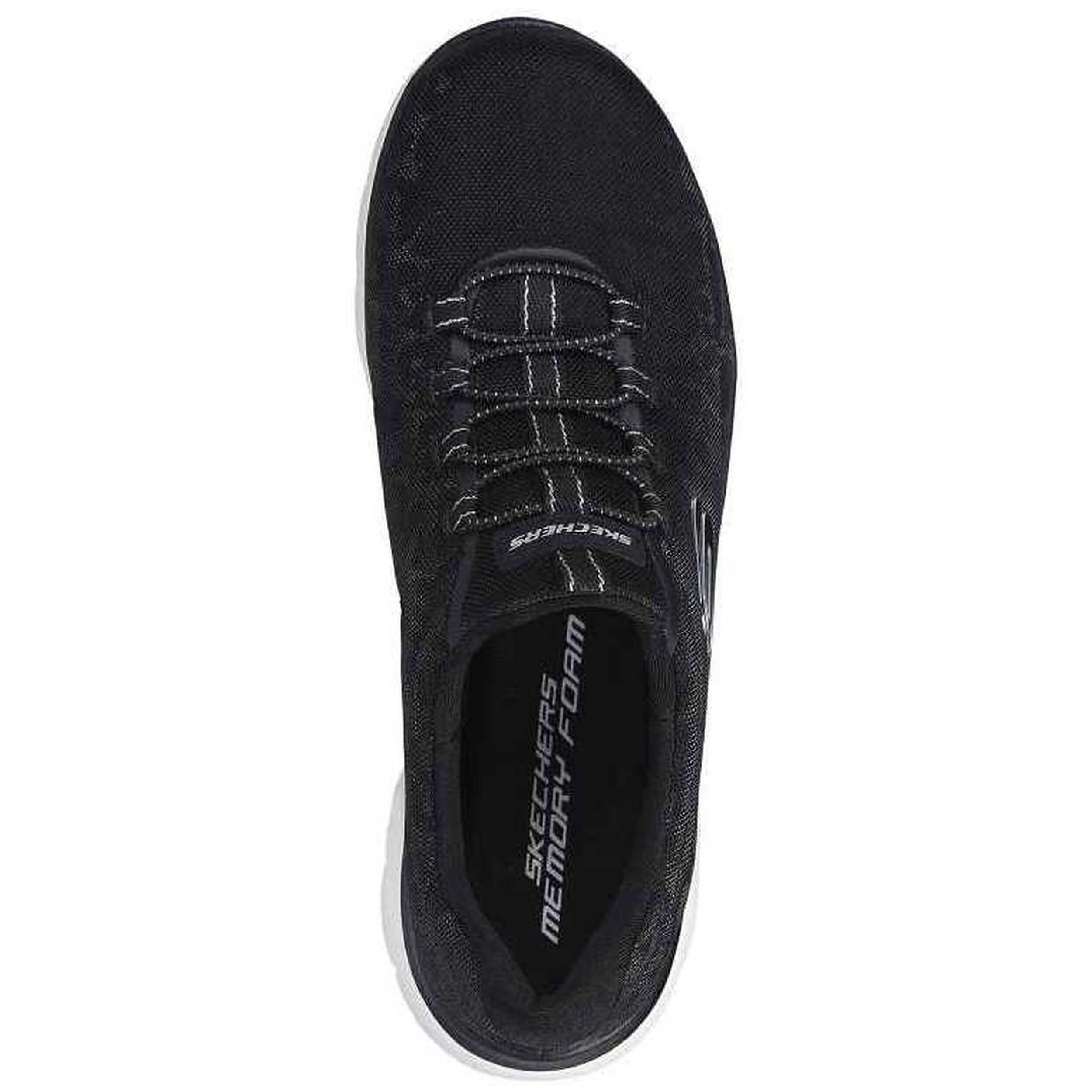 Sapatilhas Skechers modelo 150111-BLK para mulheres 3/4