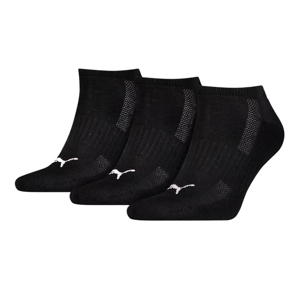 Unisex Adult 907942 Trainer Socks (Pack of 3) (Black)