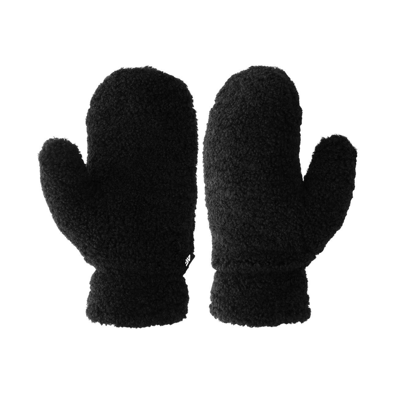 Luvas peluche u088 unissexo adulto preto profundo