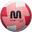 Ballon De Handball NUAGE (Rose / Blanc)