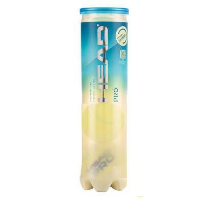 Pro 571721 tennisballen (set van 4) (geel)