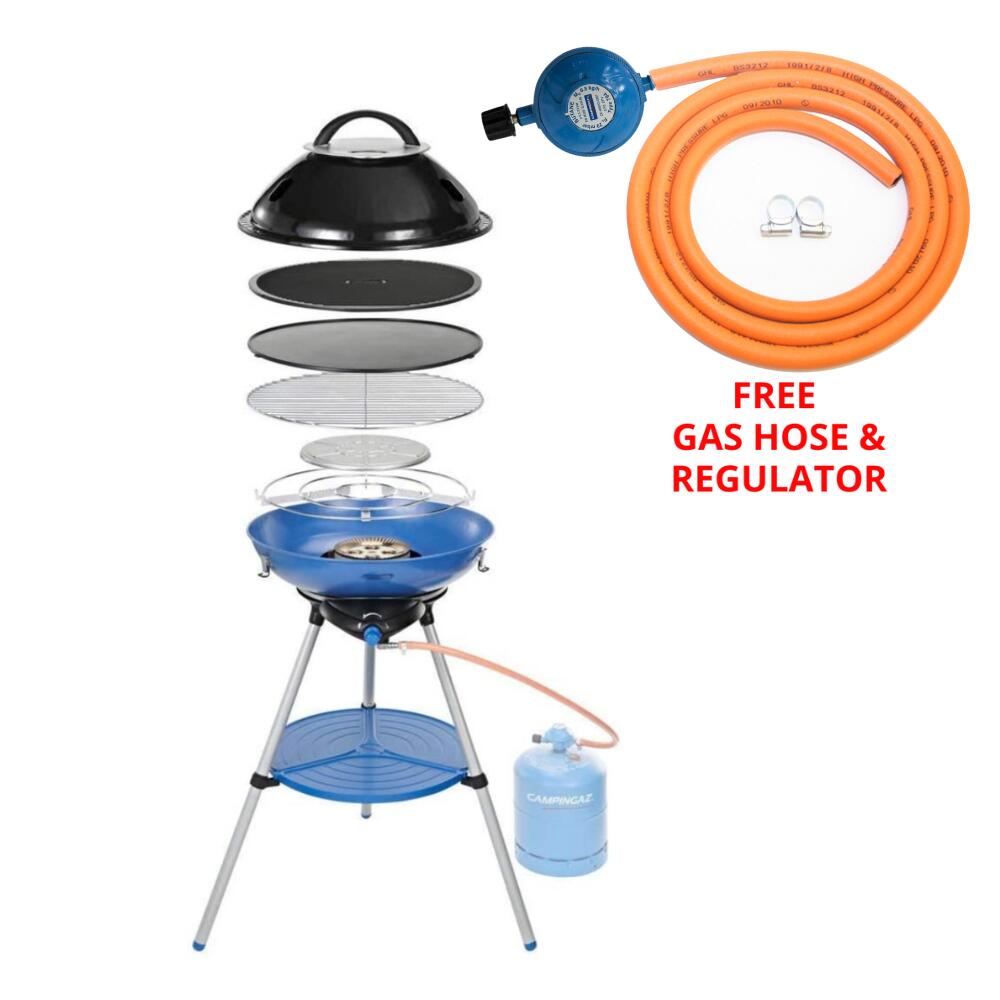 COLEMAN Campingaz Party Grill 600 + Gas Hose & Regulator Kit