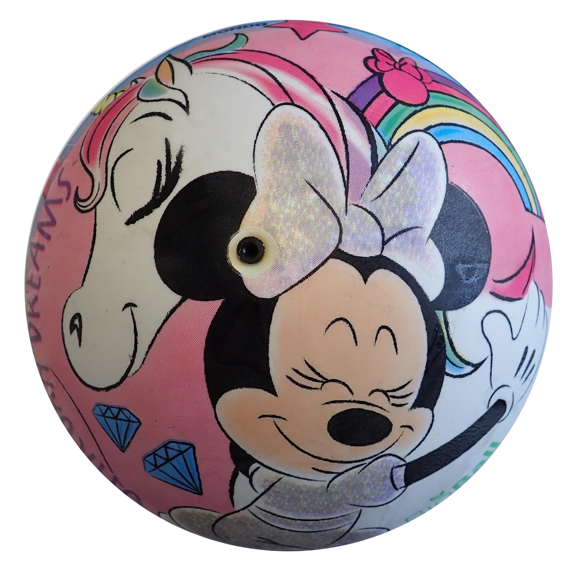 Gumový míč potištěný Mondo Minnie - 230 mm 1/3