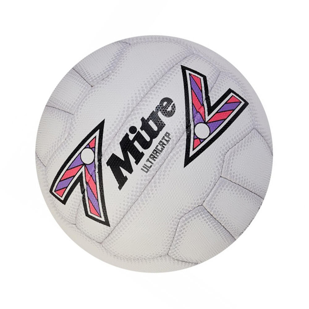 "Ultragrip" Netzball Damen und Herren Weiß/Schwarz/Violett 2/2