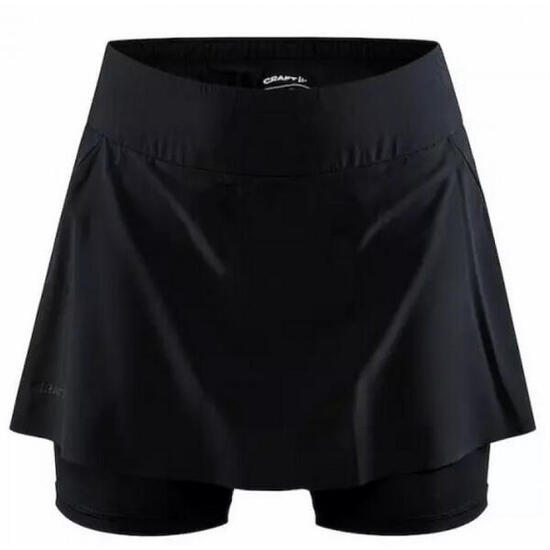 Jupe-Short Craft Pro Hypervent Skirt 2 noire, cuissard respirant, XS