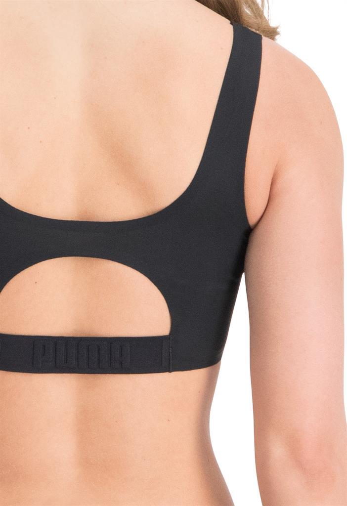 Puma Dames Sporty Padded Top Zwart 6/7