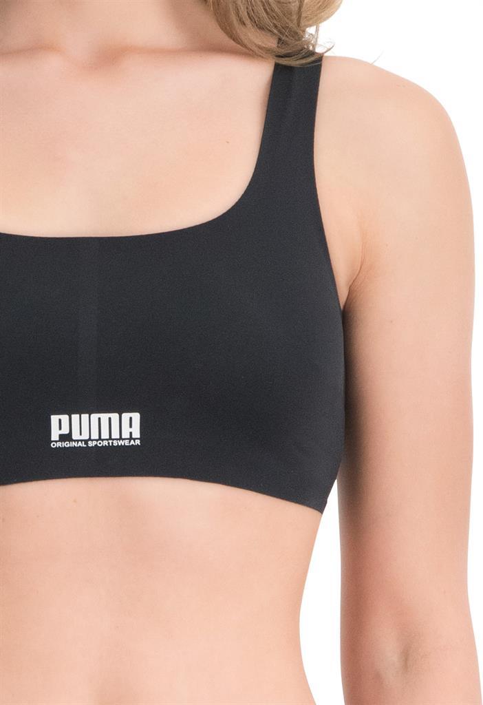 Puma Dames Sporty Padded Top Zwart 5/7