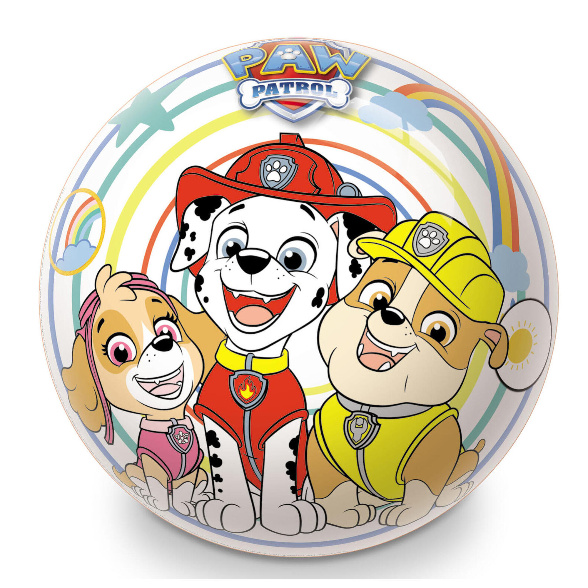 MONDO Gumový míč potištěný Mondo PAW PATROL - Tlapková patrola 230 mm