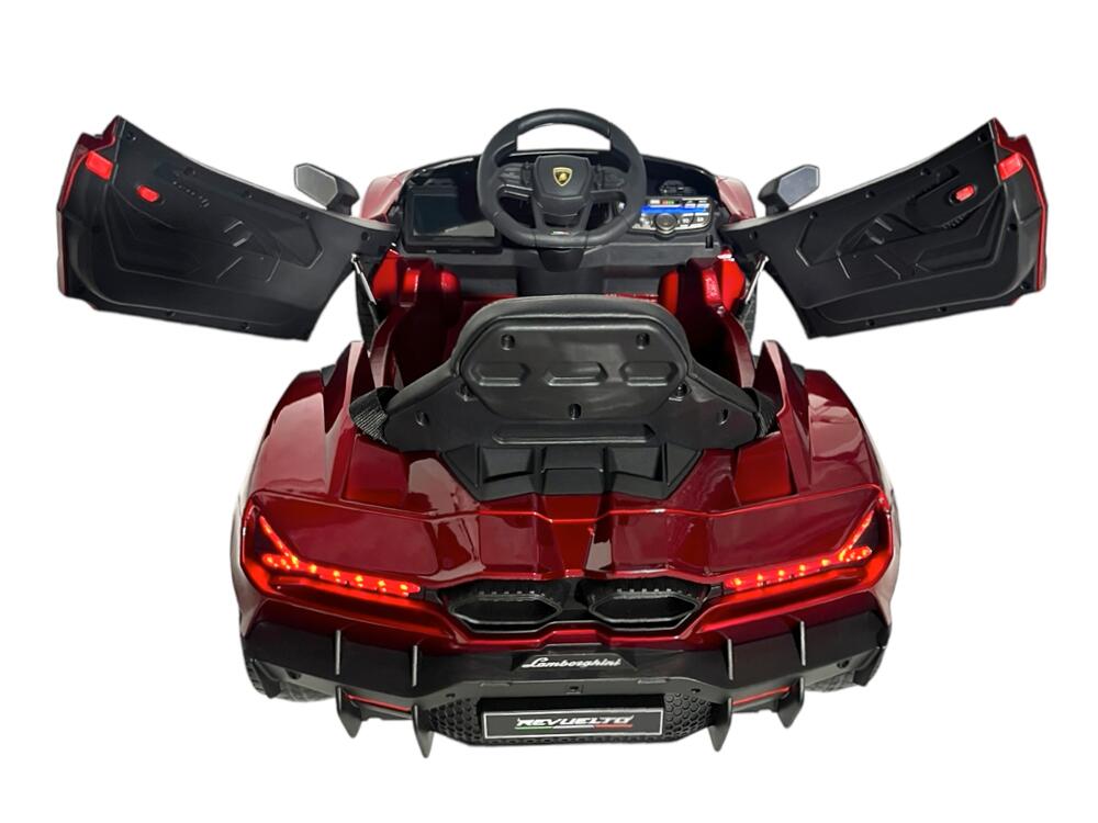 Lamborghini Revuelto rood elektrische kinderauto 6/7